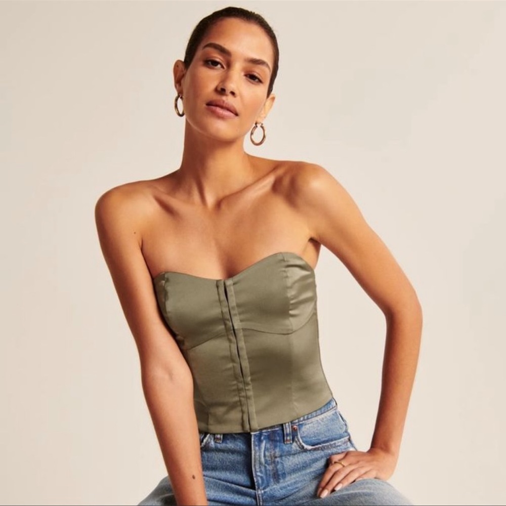 abercrombie & fitch corset top